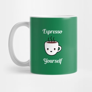 Expresso Yourself T-Shirt - Coffee Pun Mug